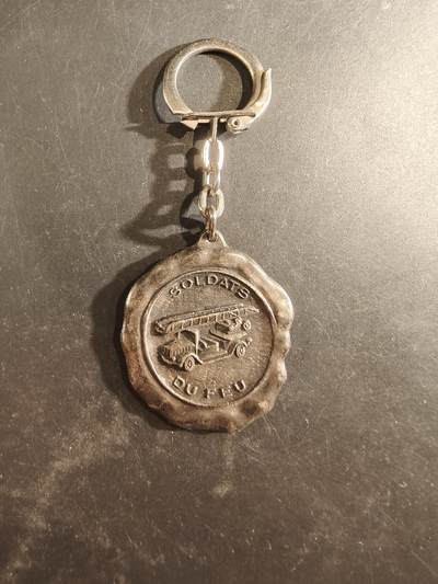 老王徽章第189期 - 法国消防员钥匙扣
