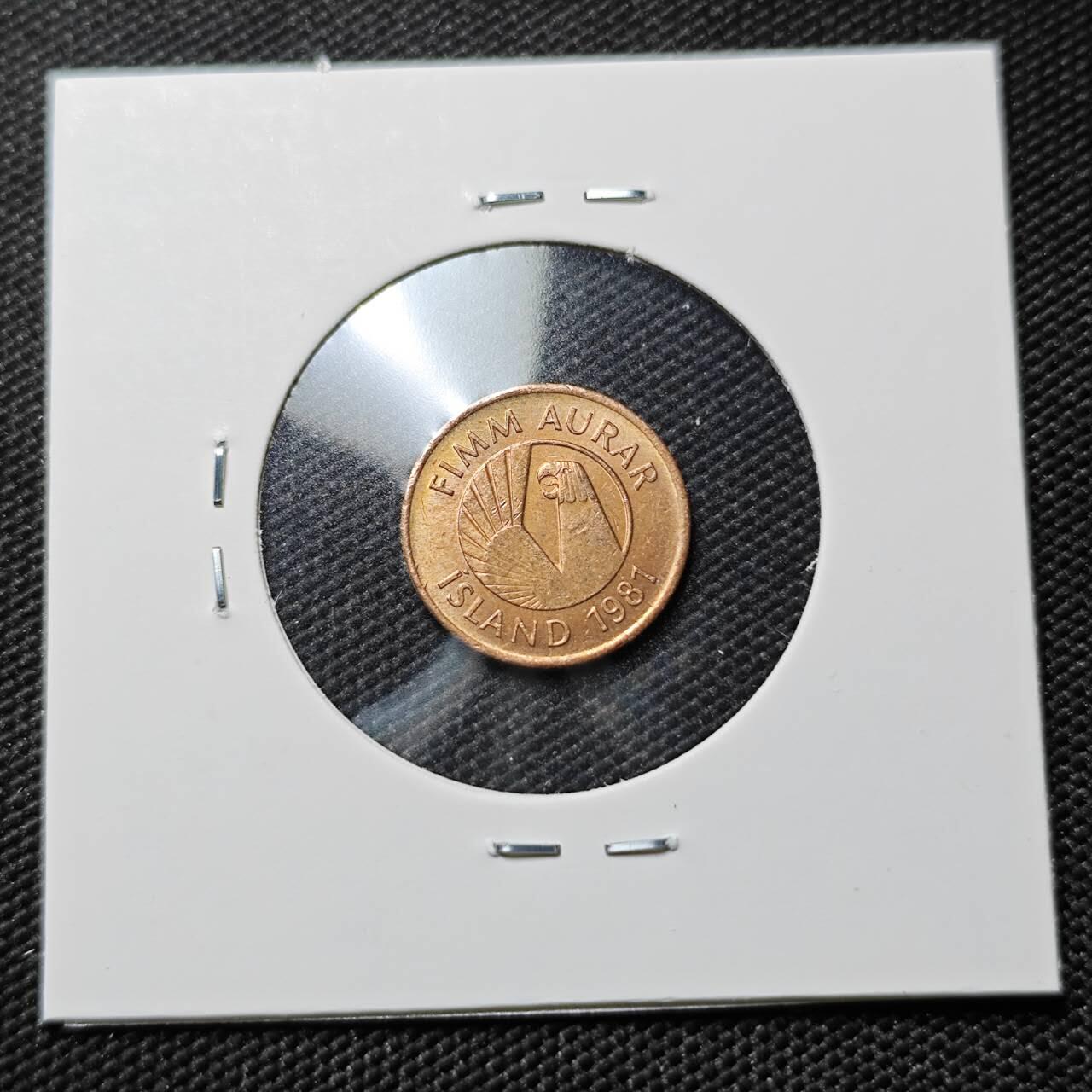 KK钱币收藏小铺  第406期 2月预留时间 周末发货  冰岛5拉雷