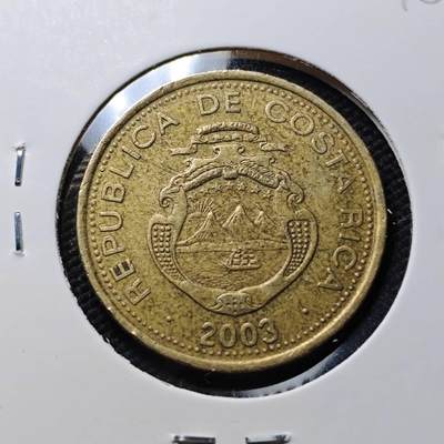 KK钱币收藏小铺  第406期 2月预留时间 周末发货 -  2003哥斯达黎加25科朗