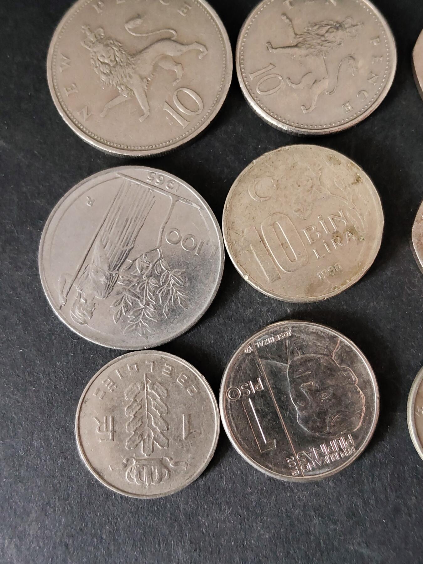 猩哥外币小铺➨【第225场】 硬币9个