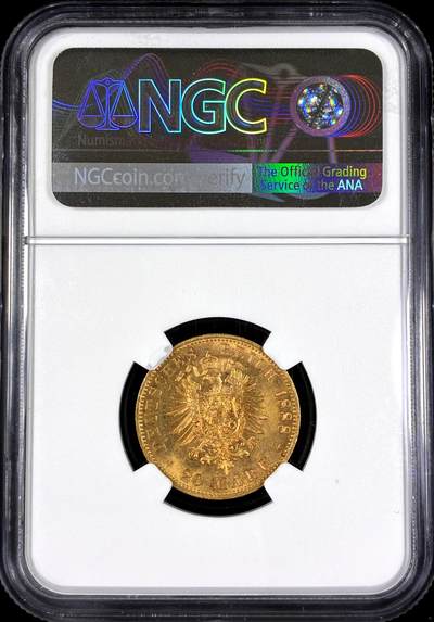 [评级金铂] Germany [金币] 德国 帝国 J.248 Prussia普鲁士 20马克 (1888) 三皇 1888年  NGC-MS64