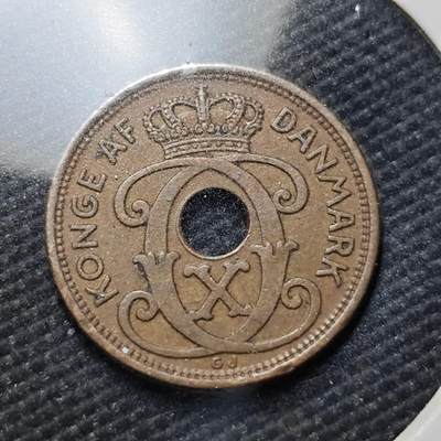 KK钱币收藏小铺  第406期 2月预留时间 周末发货 -  1936丹麦1欧尔铜币