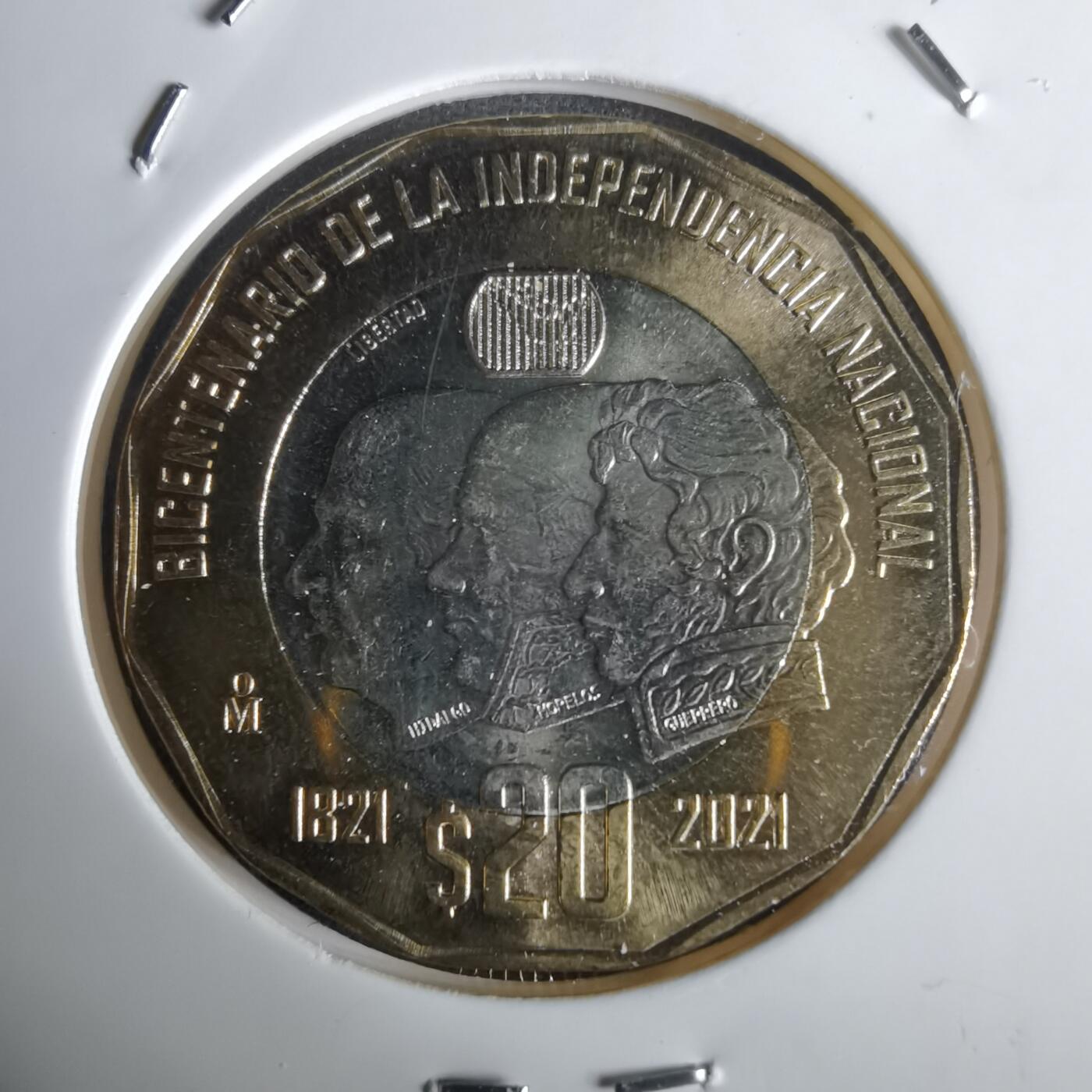 沼泽如烟--第1032场 墨西哥2021年20比索