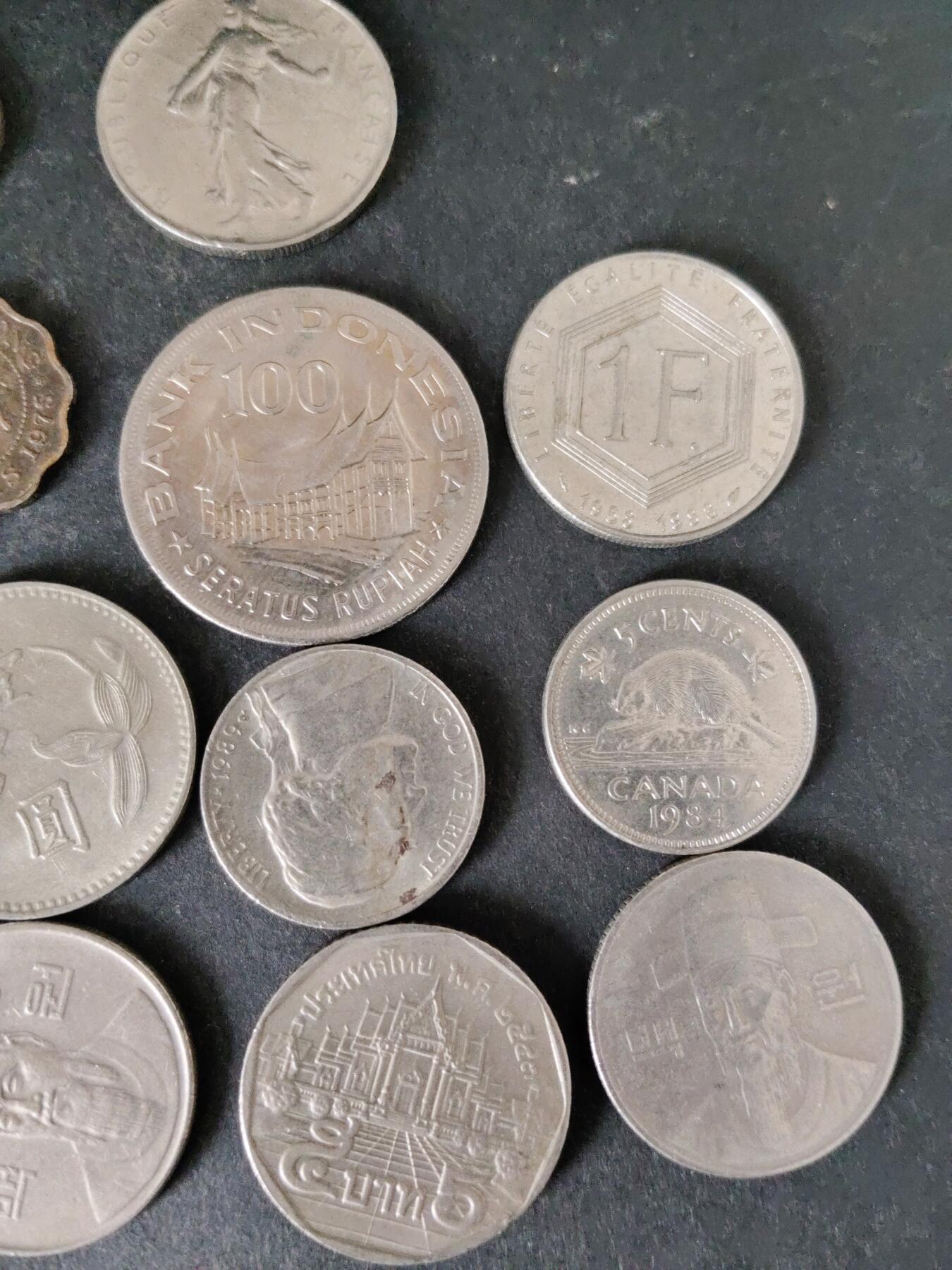 猩哥外币小铺➨【第225场】 硬币14个