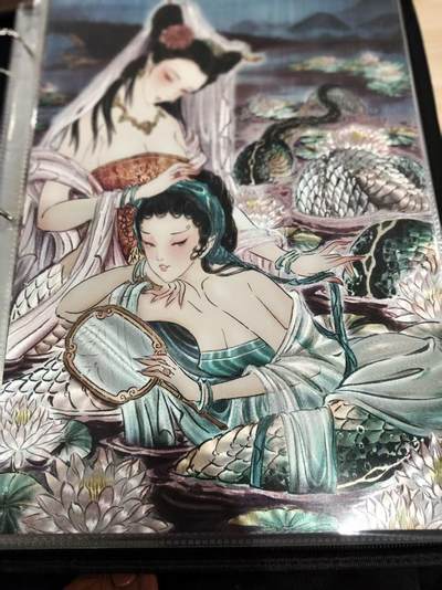 寸草不生拍卖 蛇年第一期 - 彫仙 白蛇传 A4 折光 限编188/300