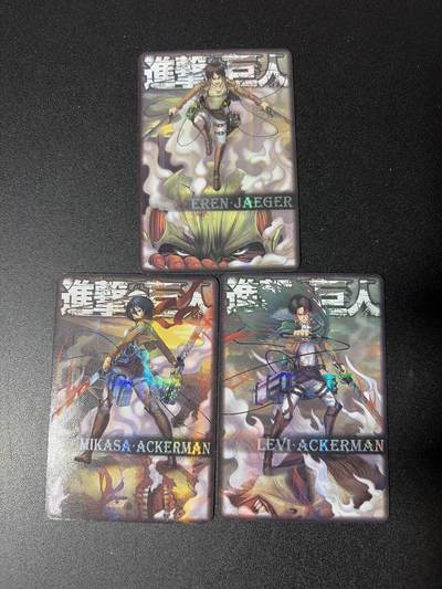 NO.28 好又多金牌大场，每周一站式配齐，方便凑单！（周6晚9点截拍，卖家送拍0抽成！） - 骁骑营卡牌 进击的巨人 彩闪3张小套