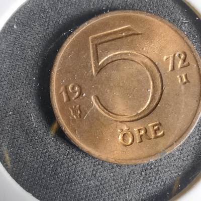 沼泽如烟--第1031场 - 瑞典1972年5欧尔