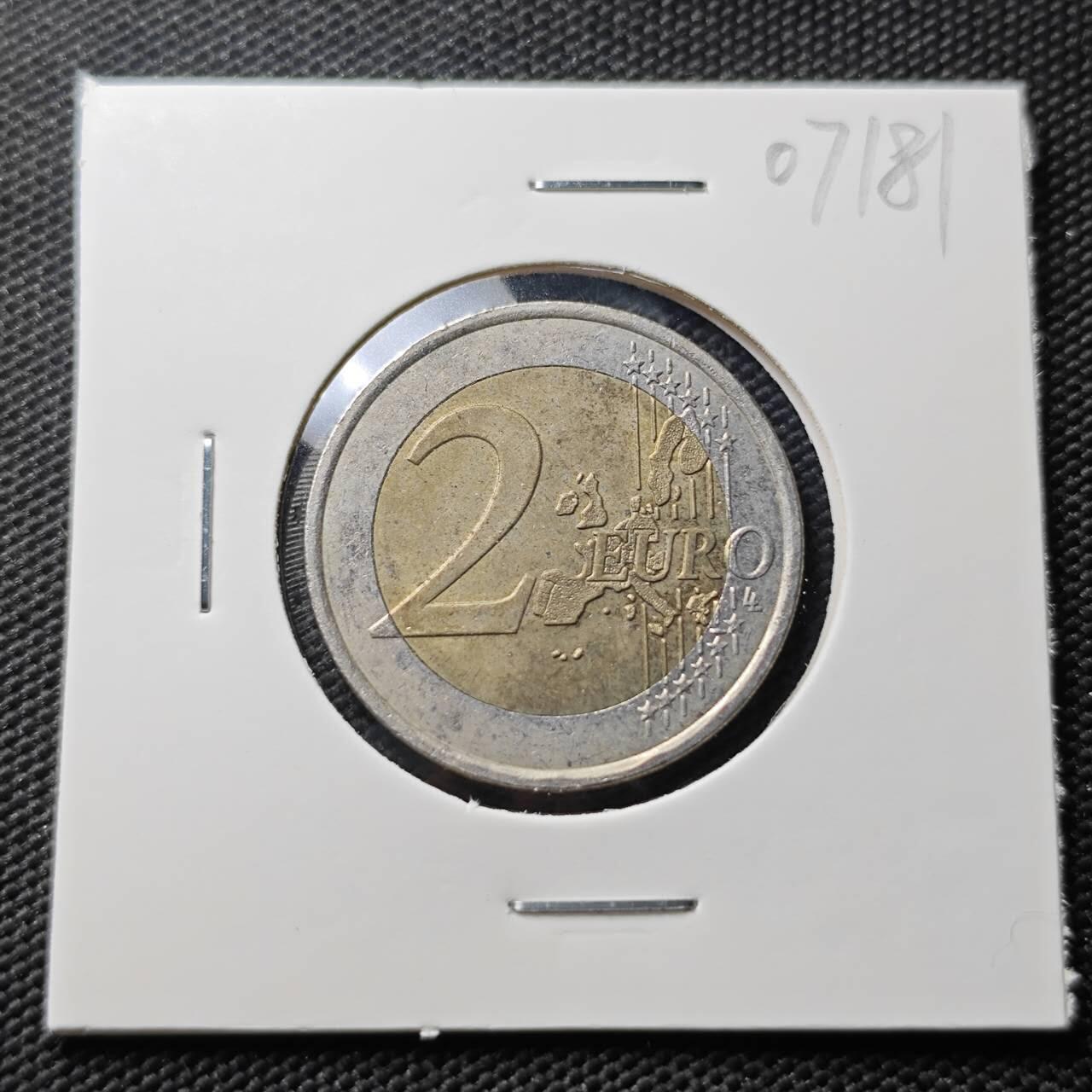 KK钱币收藏小铺  第406期 2月预留时间 周末发货  欧元2欧