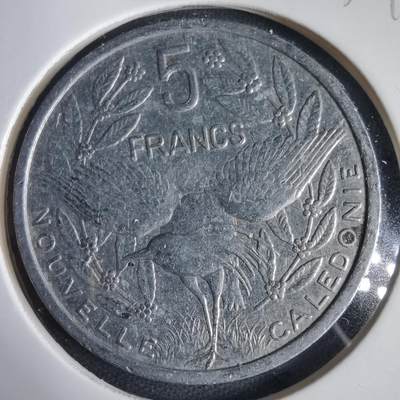 沼泽如烟--第1031场 - 法属新喀里多尼亚1990年5法郎