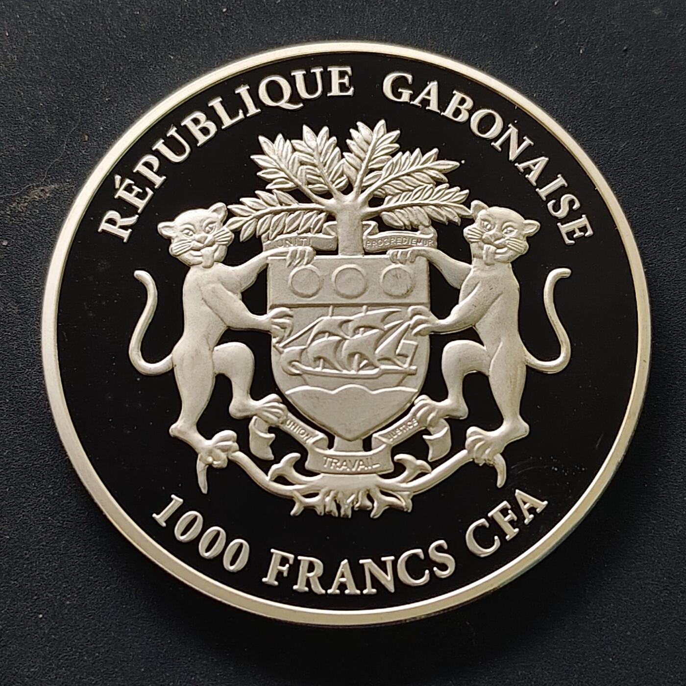 【全场包邮】纯粹捡漏拍515场 【稀少】加蓬2020年1000法郎文森特·梵·高杰作系列50毫米50克精制镀银纪念币-量2500