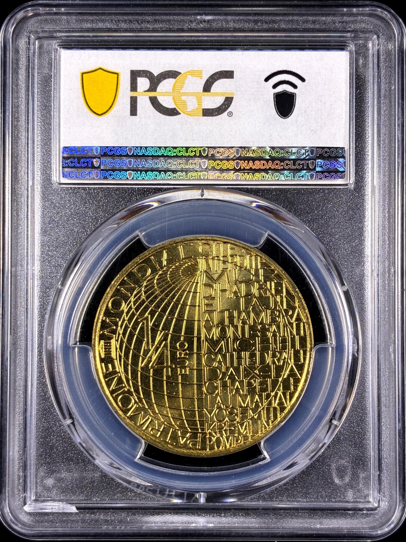 【雨安】【直播拍卖】【第0130期-评级币章】2026-03-28 周六 19:30 (金价981.33, 银价17.11) [评级欧元] France 欧元 法国 1/4欧元 2020年 紫禁城  PCGS-MS68