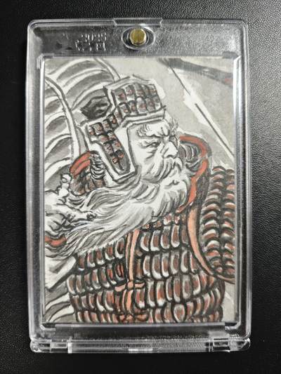 天玑星卡拍第182期《3.30周一截拍》持续收拍收评中 满赠卡需备注 - 【手绘卡】超吉梦 金梁 黄忠 卡背签绘