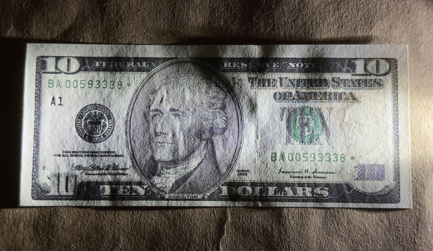 【礼羽收藏】🌏世界钱币拍卖第130期 99年首发黑白大头10美元补号无4.7豹子身尾8全新unc品相