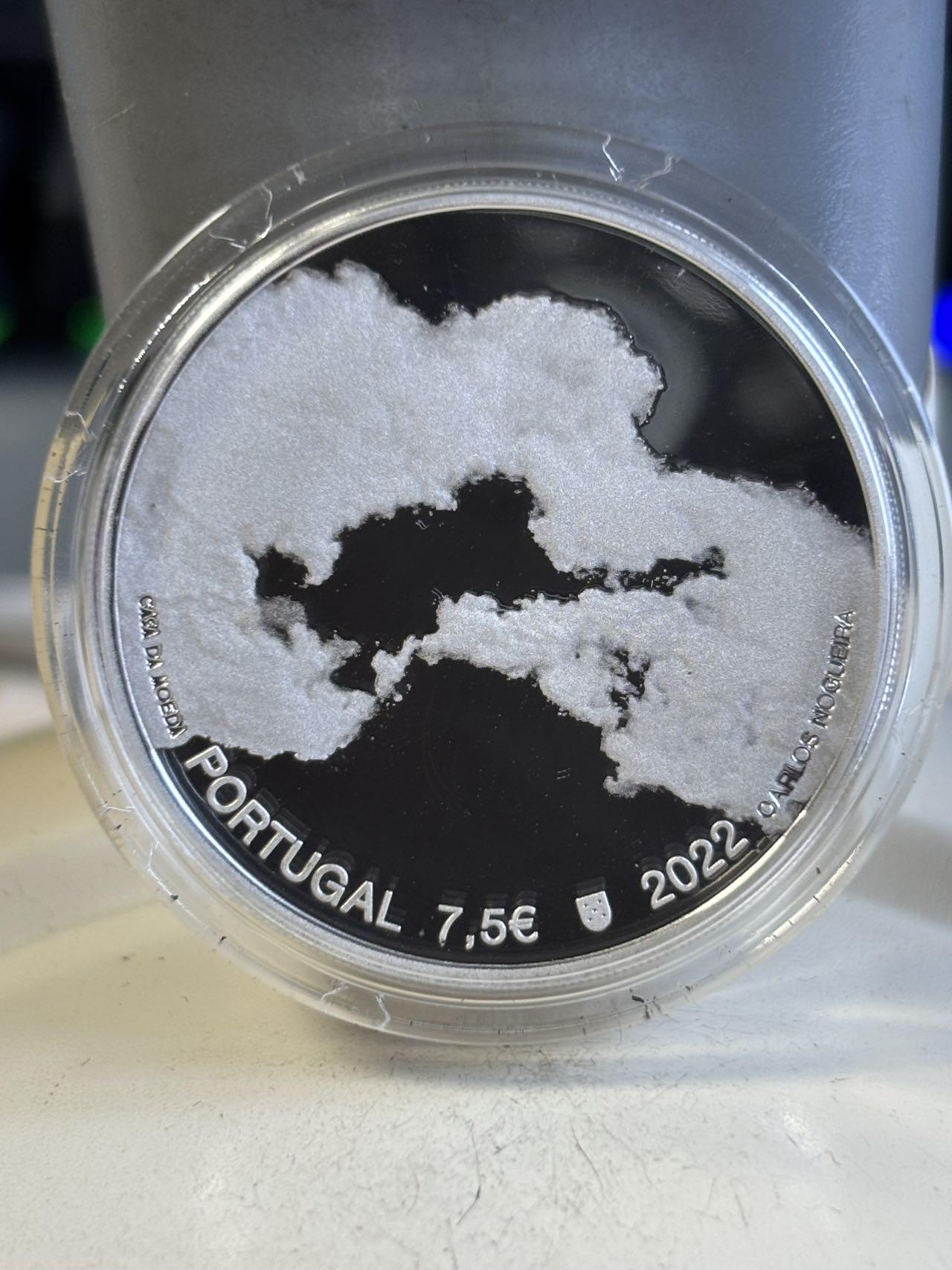 第195期拍卖 葡萄牙2022年何塞·萨拉马戈诞生百年精制纪念银币13.5克，925银，发行30000枚