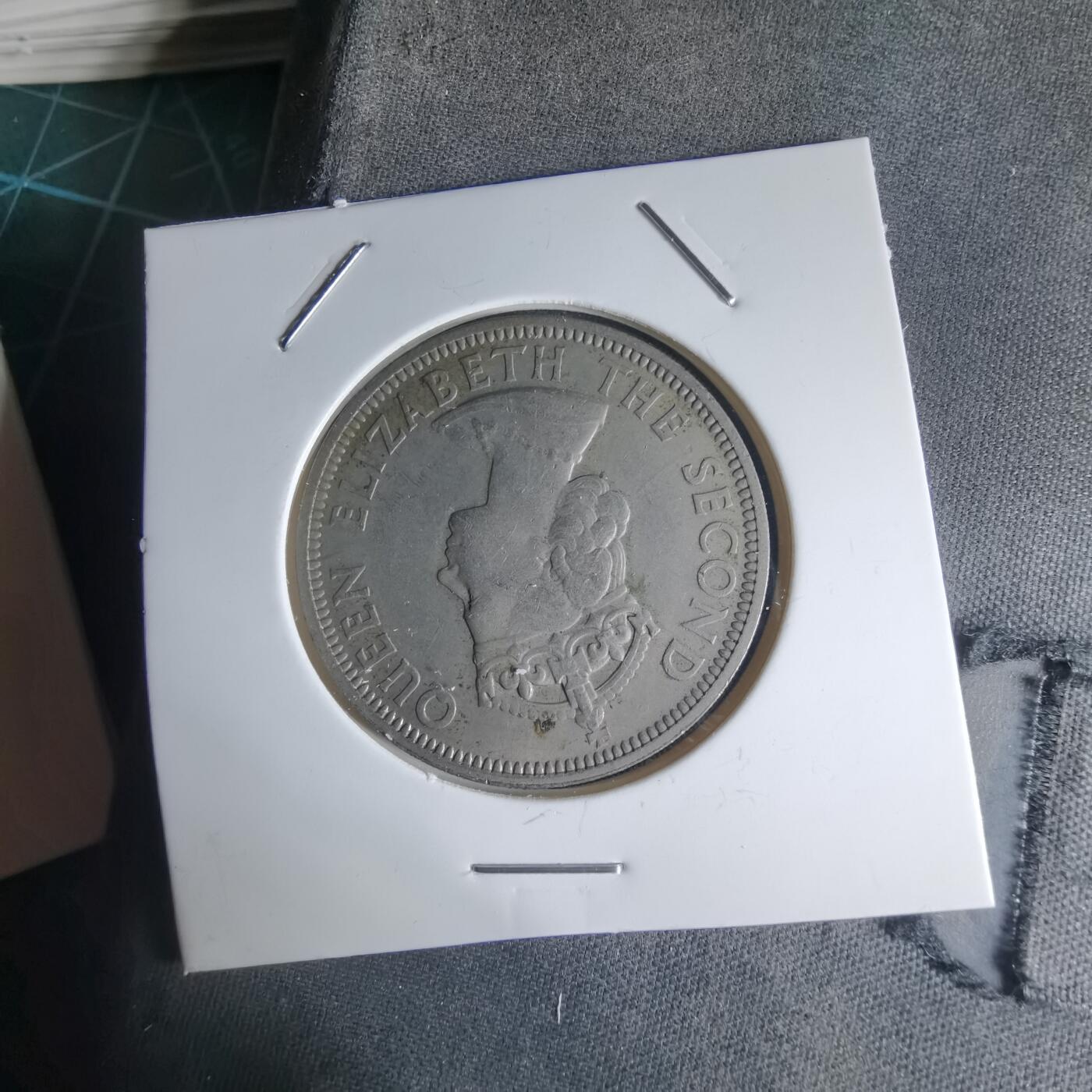 沼泽如烟--第1032场 塞舌尔1968年1卢比