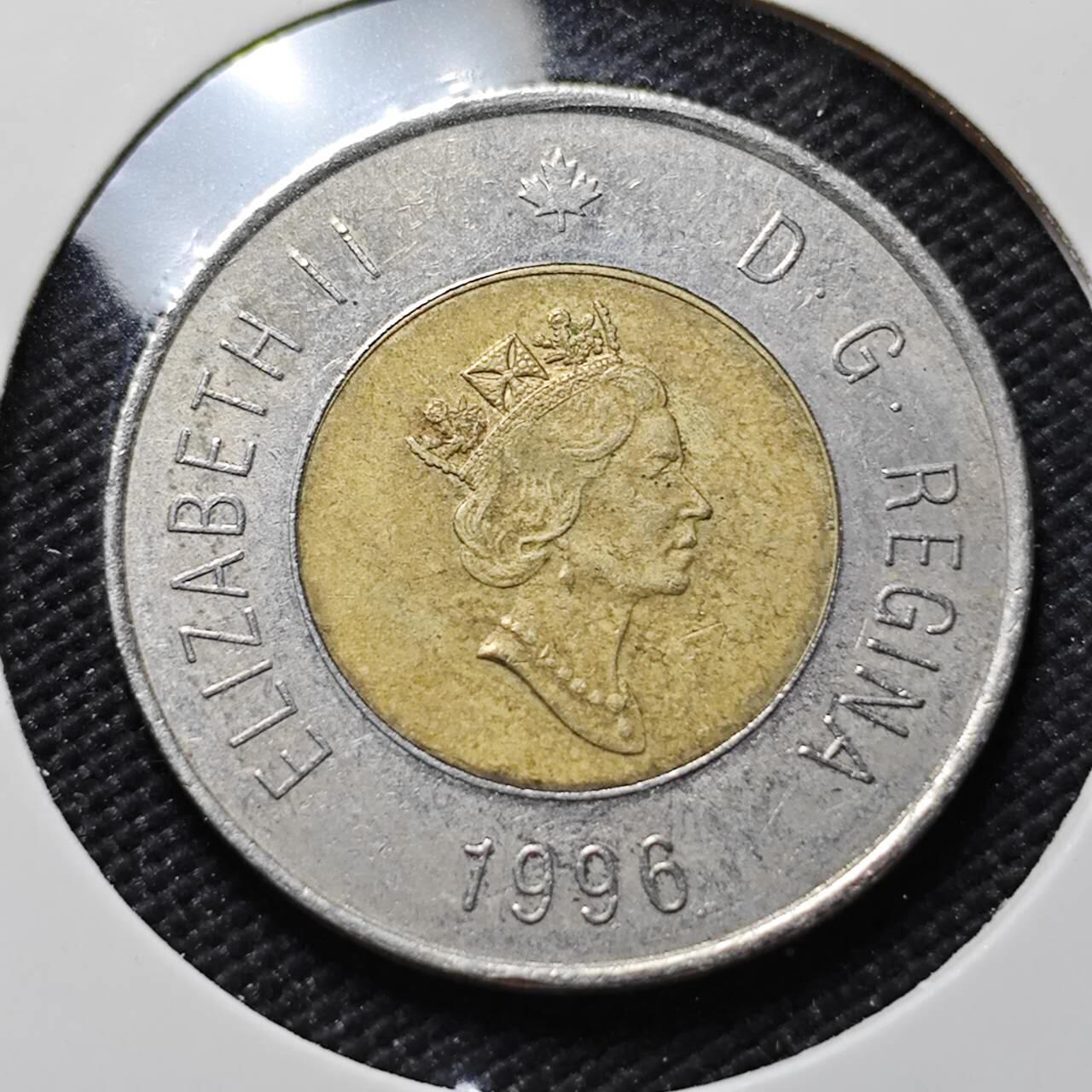 KK钱币收藏小铺  第406期 2月预留时间 周末发货  加拿大2元