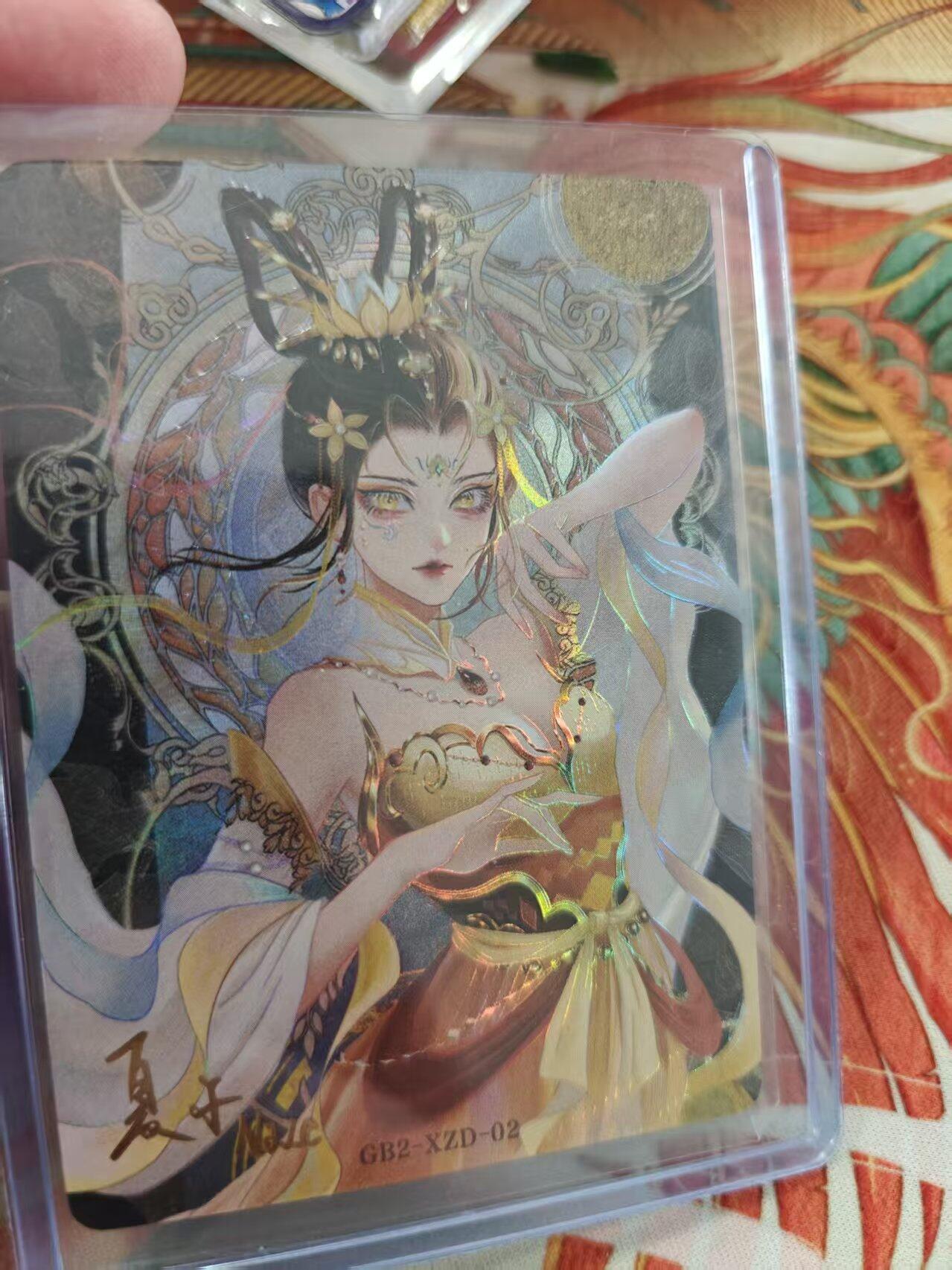 寸草不生拍卖 蛇年第一期 万漫社 离家的国宝  画师印签 后面带国宝介绍  镀金青铜 曼茶罗