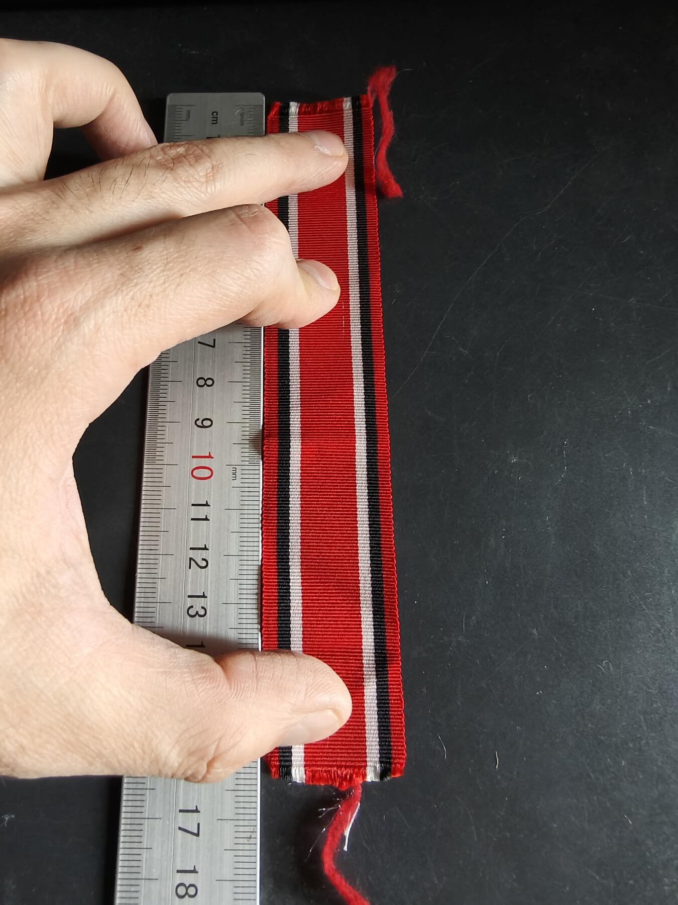 老王徽章第189期 德国一战红十字奖章绶带     16cm