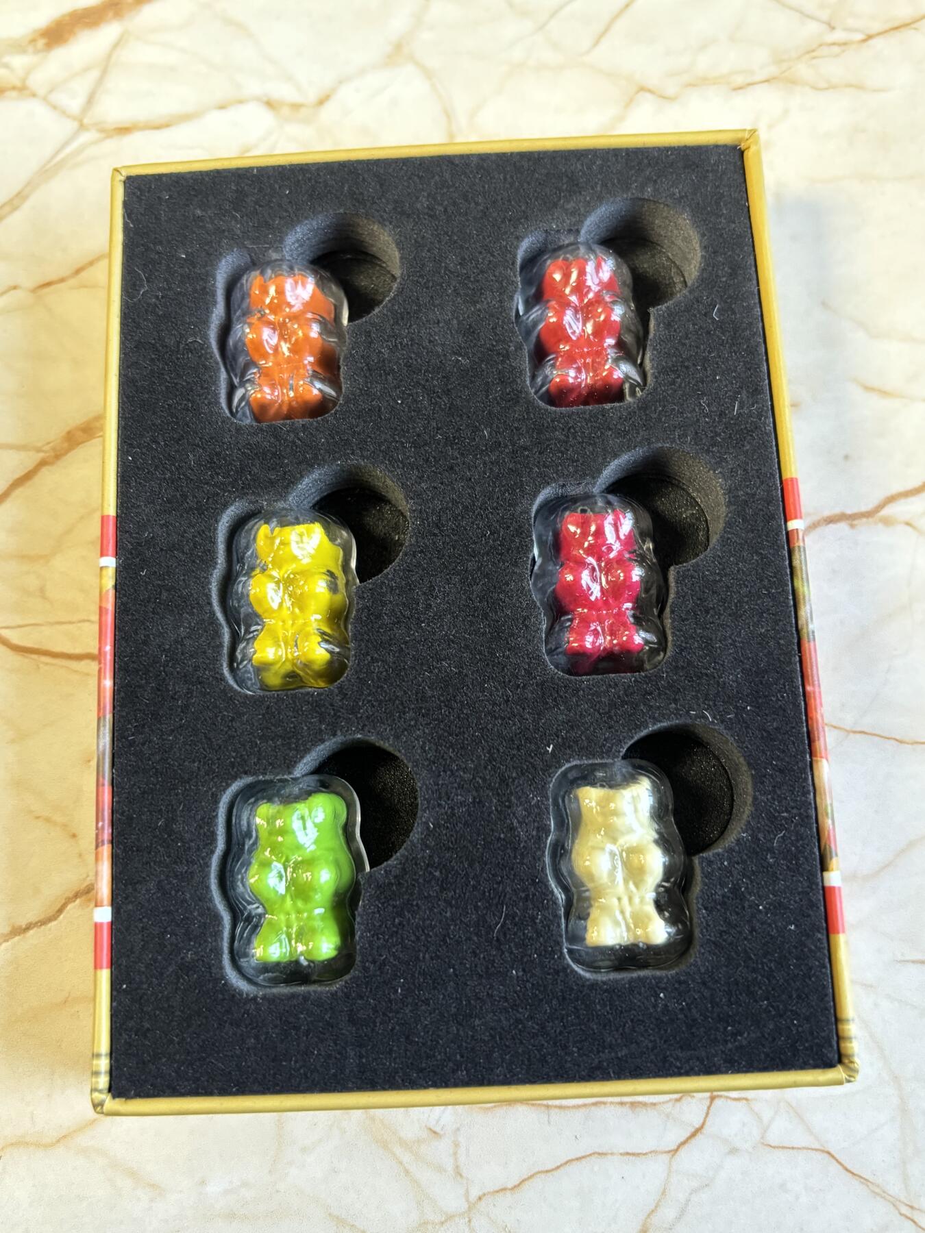 第195期拍卖 萨摩亚2022年哈瑞宝小熊软糖诞生百年彩银币6枚套，半盎司*6，发行5000套