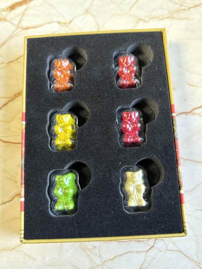 第195期拍卖 - 萨摩亚2022年哈瑞宝小熊软糖诞生百年彩银币6枚套，半盎司*6，发行5000套