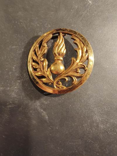 老王徽章第189期 - 法国警察贝雷帽徽   金色