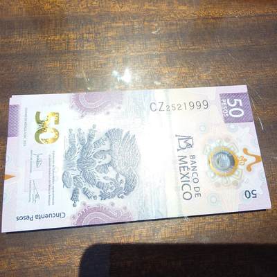 世界钱币～微拍第241期暨2026年第22期  部分新货（群里挑剩）陆续上架 - 2023年墨西哥50比索 全新绝品无47豹子号999