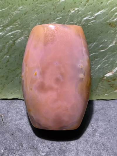 精美冰粉冻料鱼籽纹战国红玛瑙随形背云，勒子一颗！ - 精美冰粉冻料鱼籽纹战国红玛瑙随形背云，勒子一颗！