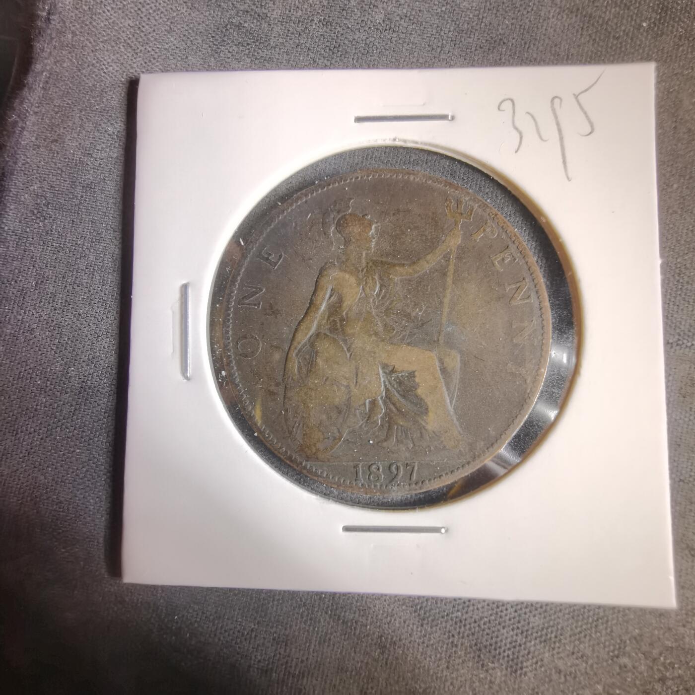 沼泽如烟--第1031场 英国1897年1便士