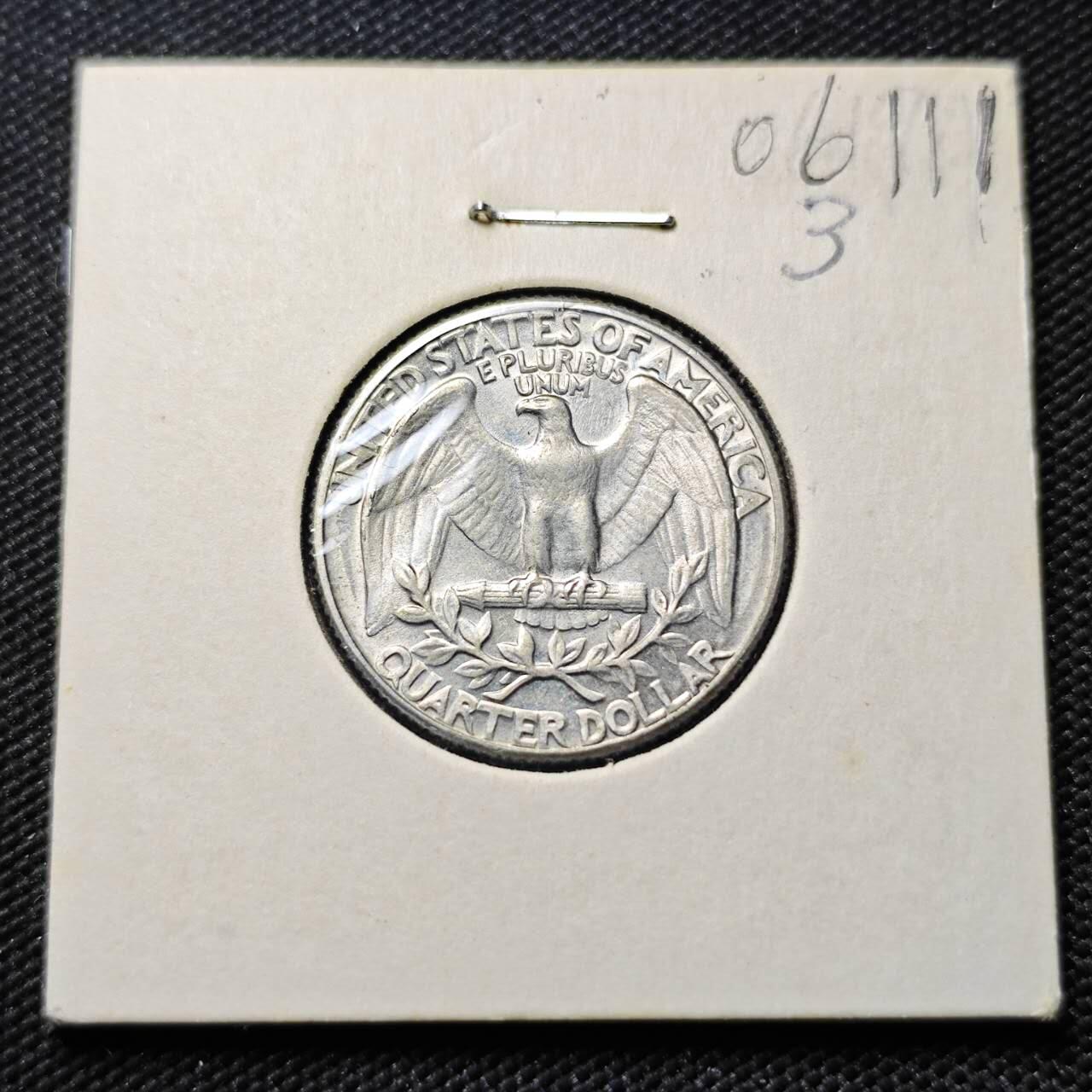 KK钱币收藏小铺  第406期 2月预留时间 周末发货  1965美国25分 好品