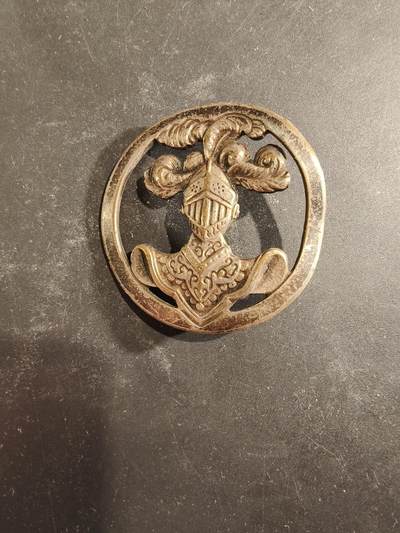 老王徽章第189期 - 法国装甲兵贝雷帽徽    银色