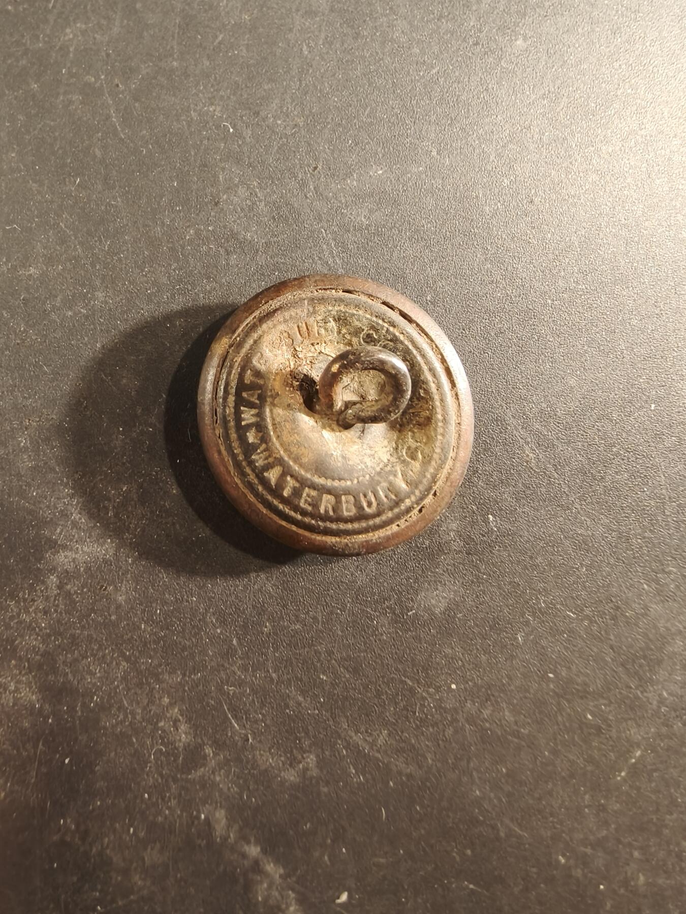 老王徽章第189期 美国军乐团铜扣     22mm