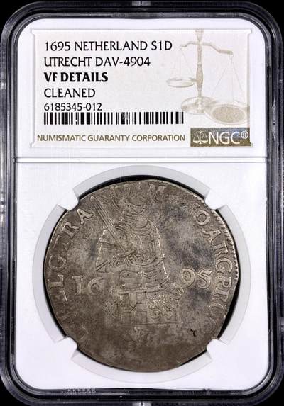 【雨安】【直播拍卖】【第0130期-评级币章】2026-03-28 周六 19:30 (金价981.33, 银价17.11) - [评级欧洲] Netherlands 荷兰 共和国 杜卡特 早期版 乌特勒支省 1695年  NGC-VF