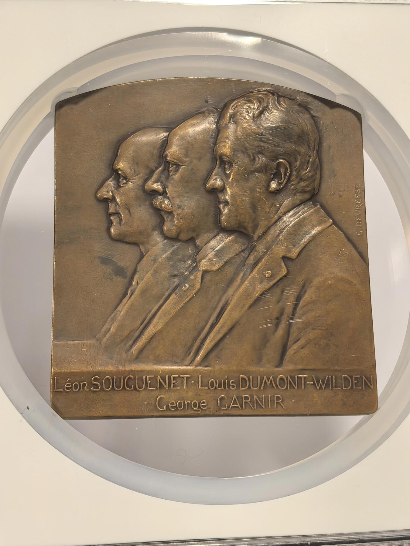 博洋堂“芳菲春韵”3月精品大拍专场暨第166期（全场包邮） NGC MS62BN 比利时1930年“为什么不行？”号在南极探险20周年纪念大铜章，让-巴蒂斯特·夏古是法国著名的极地探险家，1910年，他指挥的“为什么不行？”号首次抵达南极半岛，开启了法国在南极的探险时代