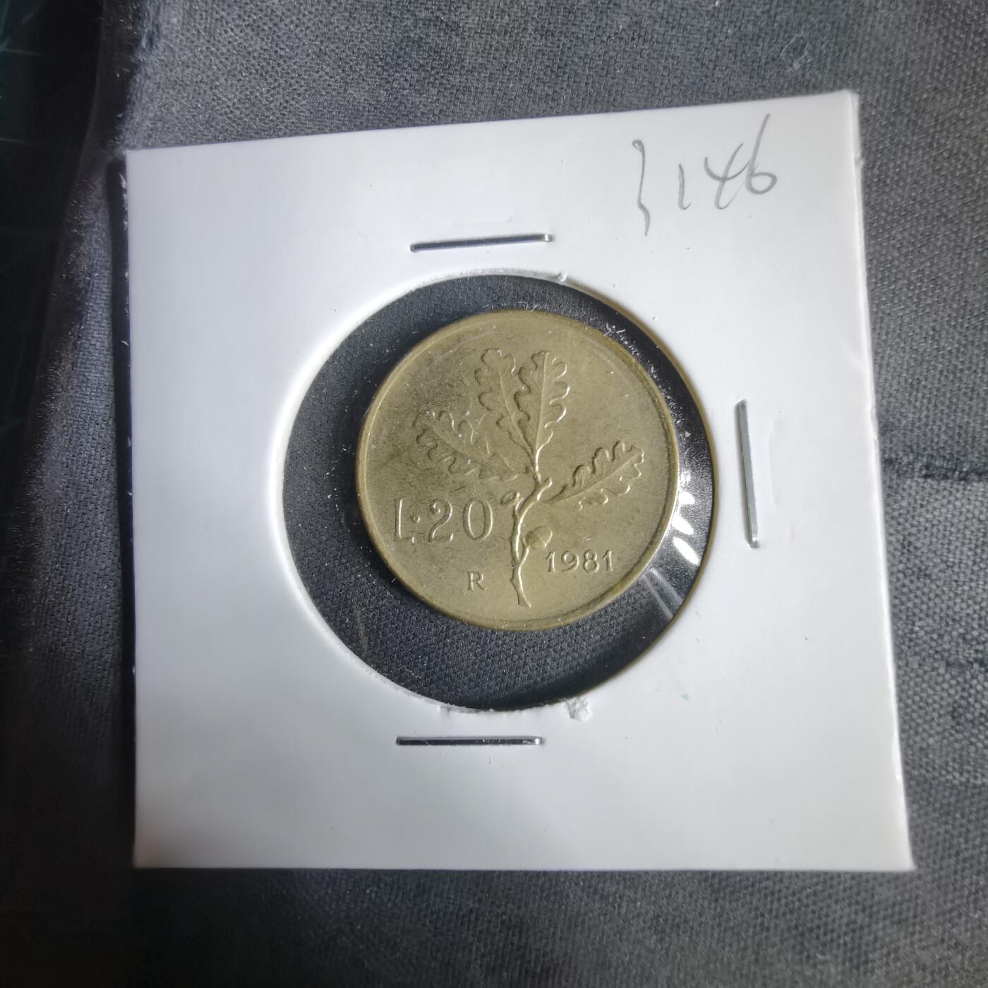 沼泽如烟--第1031场 意大利1981年20里拉