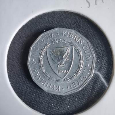 沼泽如烟--第1031场 - 塞浦路斯1963年1米利姆