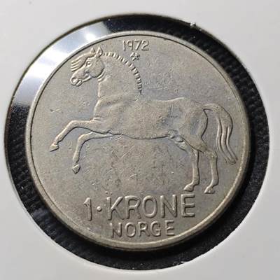 KK钱币收藏小铺  第406期 2月预留时间 周末发货 -  1972挪威1克朗 动物版