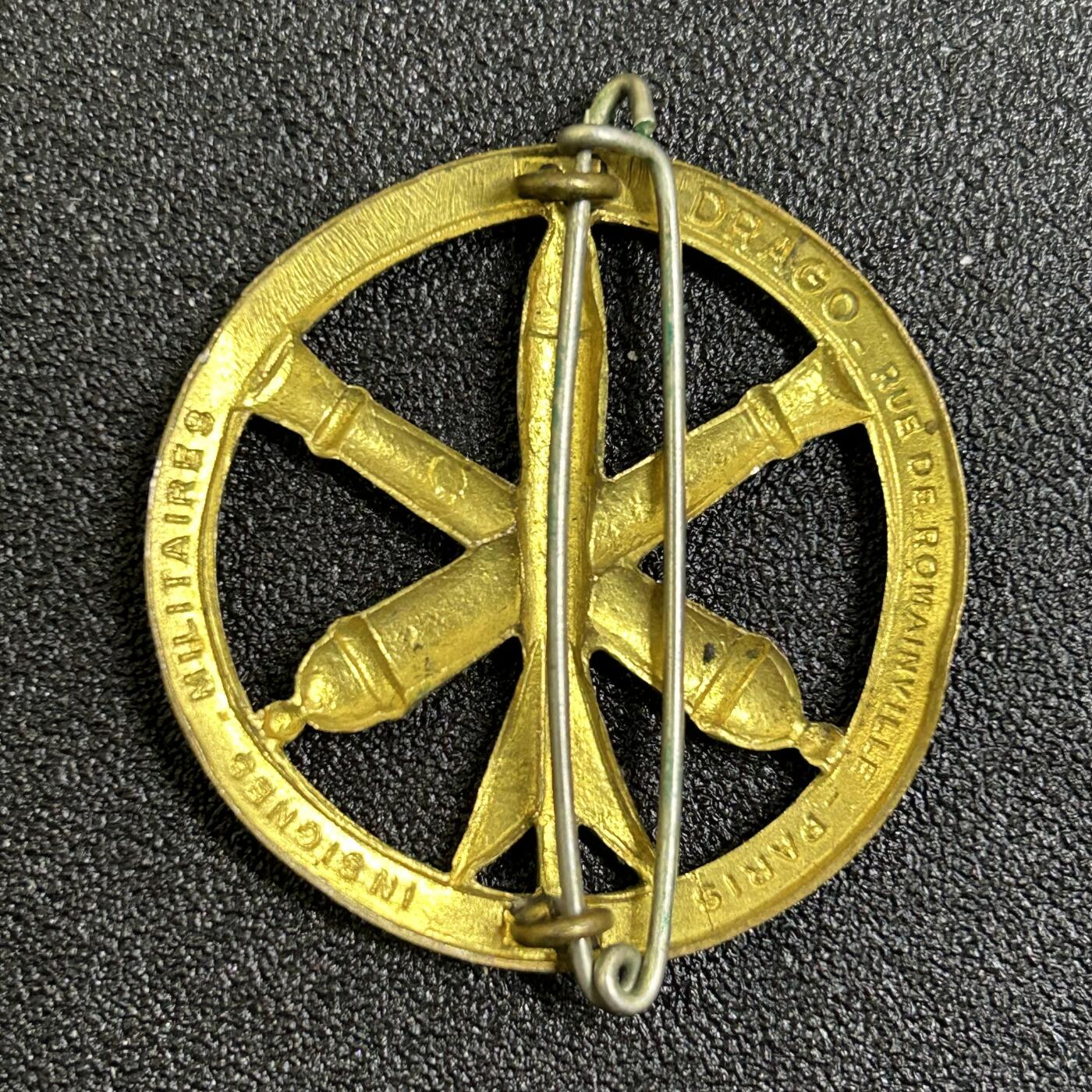 西秦中古拍卖第八十一期  法国早期炮兵帽徽