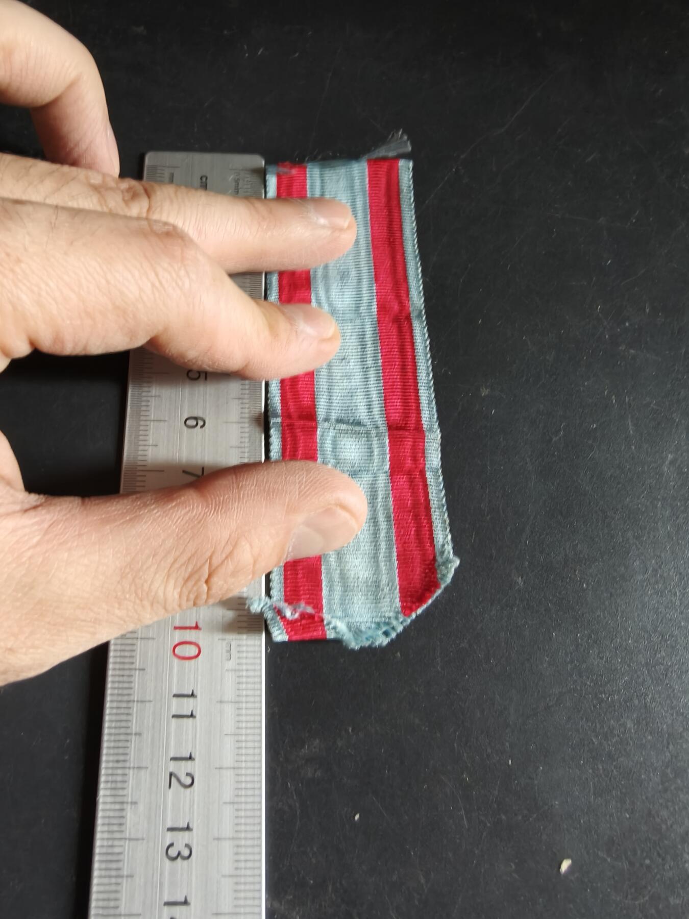 老王徽章第189期 德国一战黑森大公国勇敢奖章绶带     10.5cm