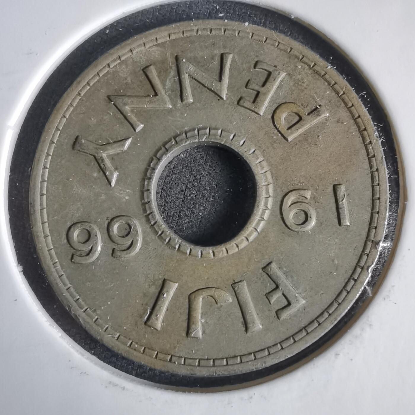 沼泽如烟--第1031场 斐济1966年1便士