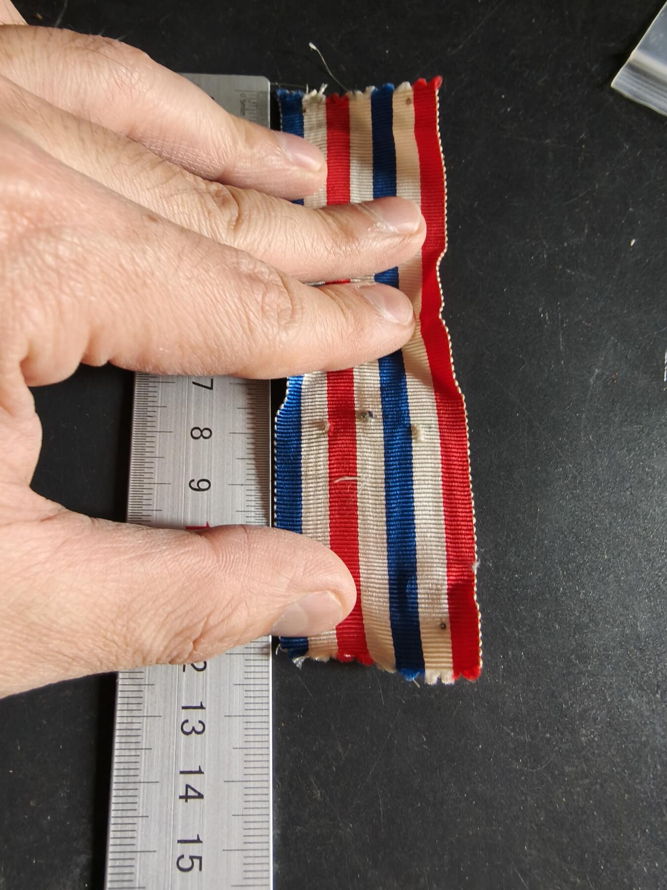 老王徽章第189期 法国内务部服役奖章绶带      12cm