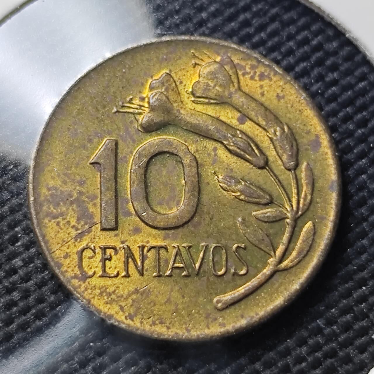 KK钱币收藏小铺  第406期 2月预留时间 周末发货  1967秘鲁10分铜币