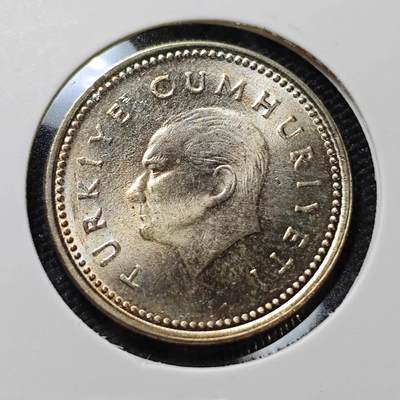 KK钱币收藏小铺  第407期 2月预留时间 周末发货 -  1993土耳其1000里拉 好品