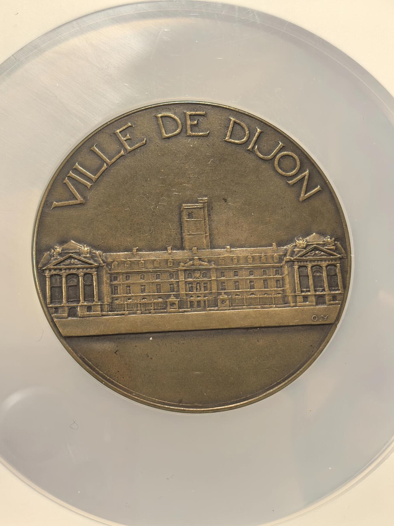 博洋堂“芳菲春韵”3月精品大拍专场暨第166期（全场包邮） NGC MS64BN 法国航空健康救援纪念大铜章，58mm