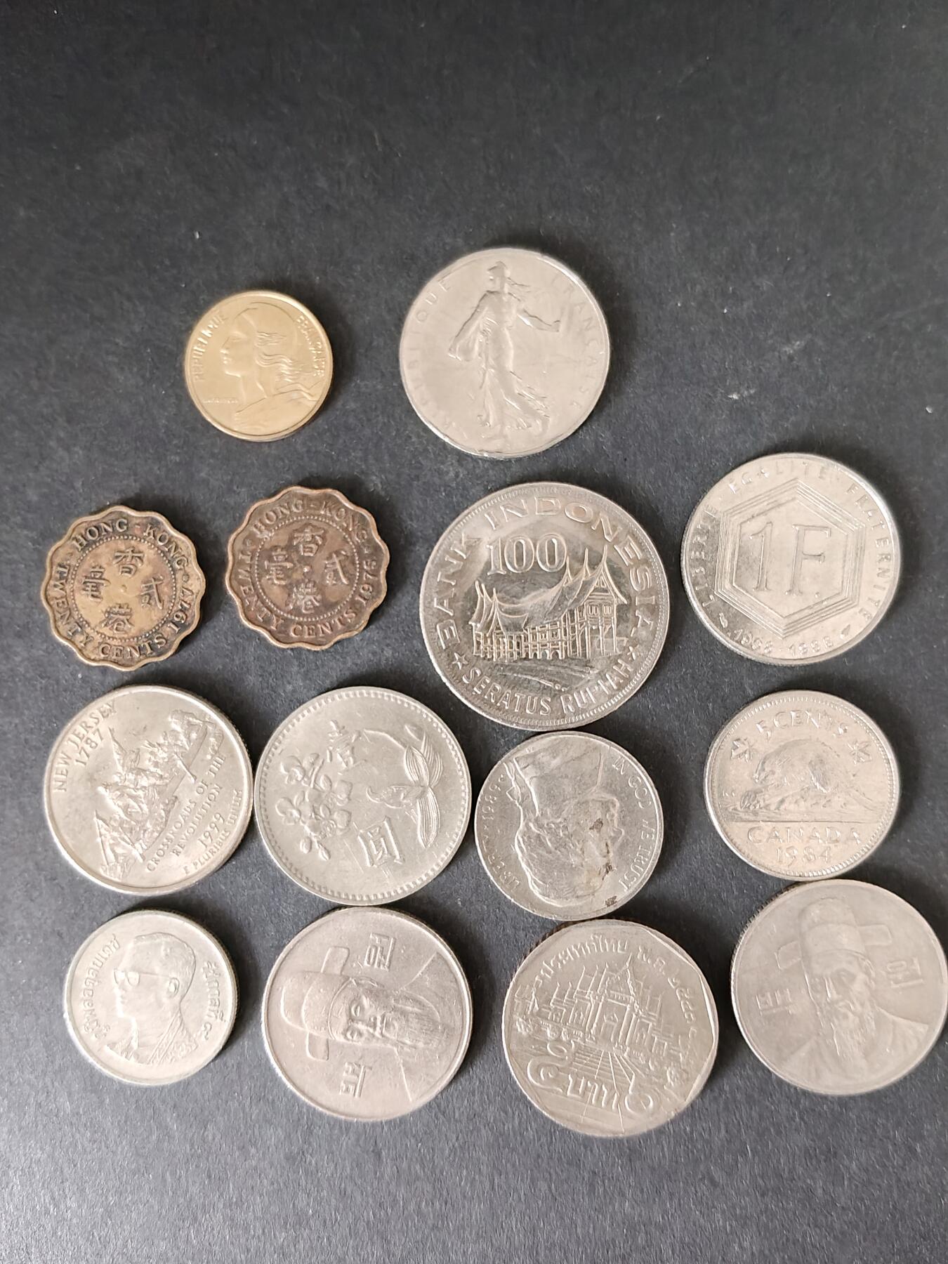 猩哥外币小铺➨【第225场】 硬币14个