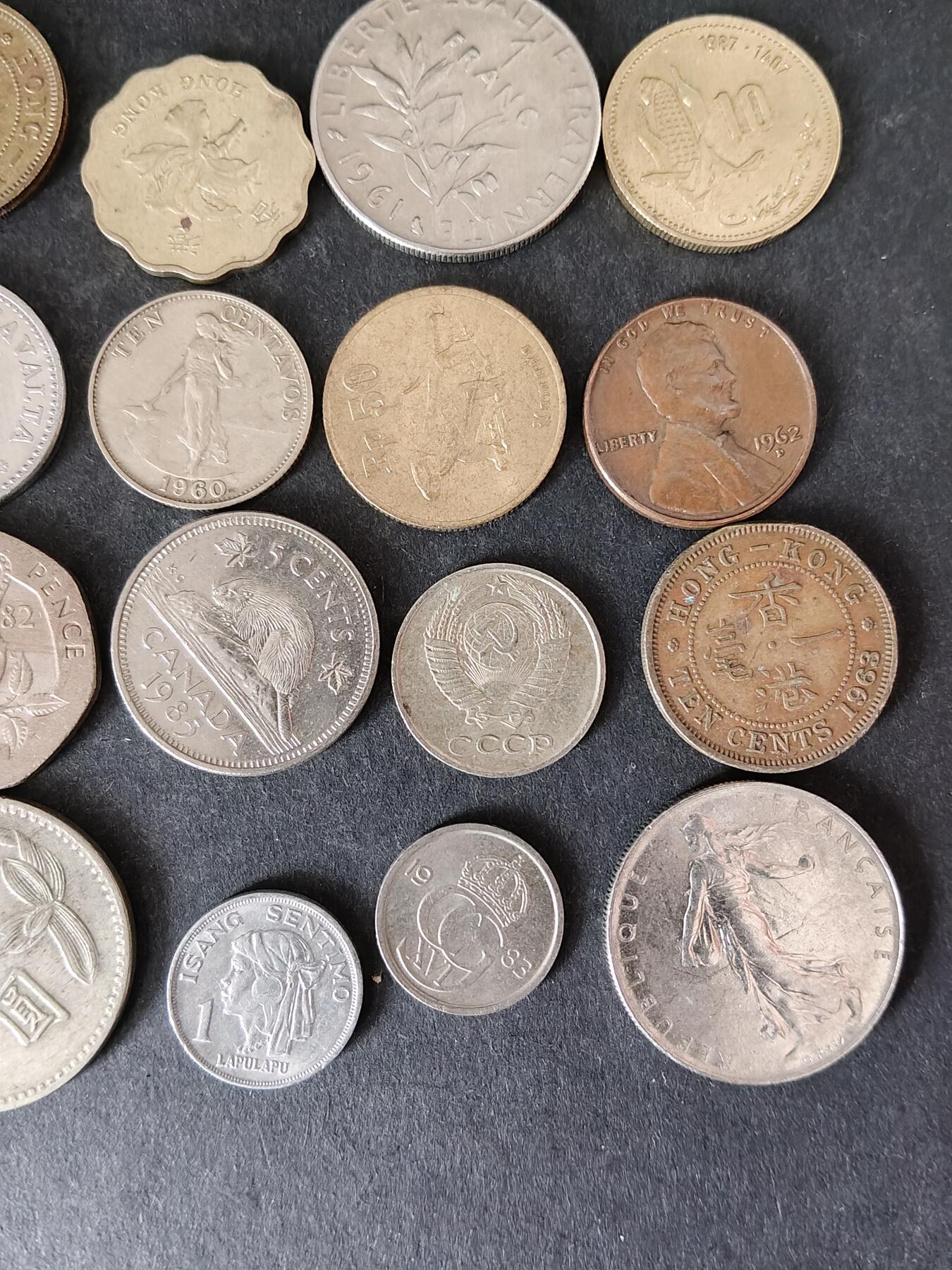 猩哥外币小铺➨【第225场】 硬币24个