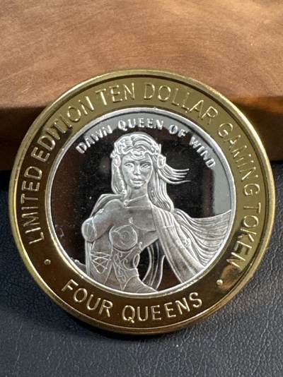 ❤️【币观天下】❤️ 第346期钱币拍卖场- 2026.3.27周五晚上6点半场 长期征集拍品  - 美国四皇后娱乐城筹码（古希腊神话系列之凤神女）