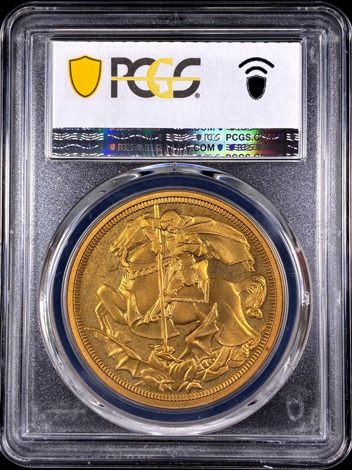 【雨安】【直播拍卖】【第0130期-评级币章】2026-03-28 周六 19:30 (金价981.33, 银价17.11) [评级欧洲] Great Britain 英国 1克朗 1911年 乔治五世 X#94a 精制 PCGS-PR67 精制币