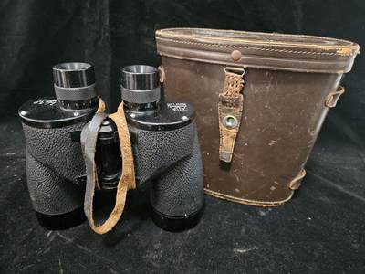 0元起拍勋章 第342期 咸鱼国勋章拍卖专场 3月29日（周日）下午6：00开始 - 稀少 海军 舰长/提督 大型日本战时望远镜带盒 功能正常