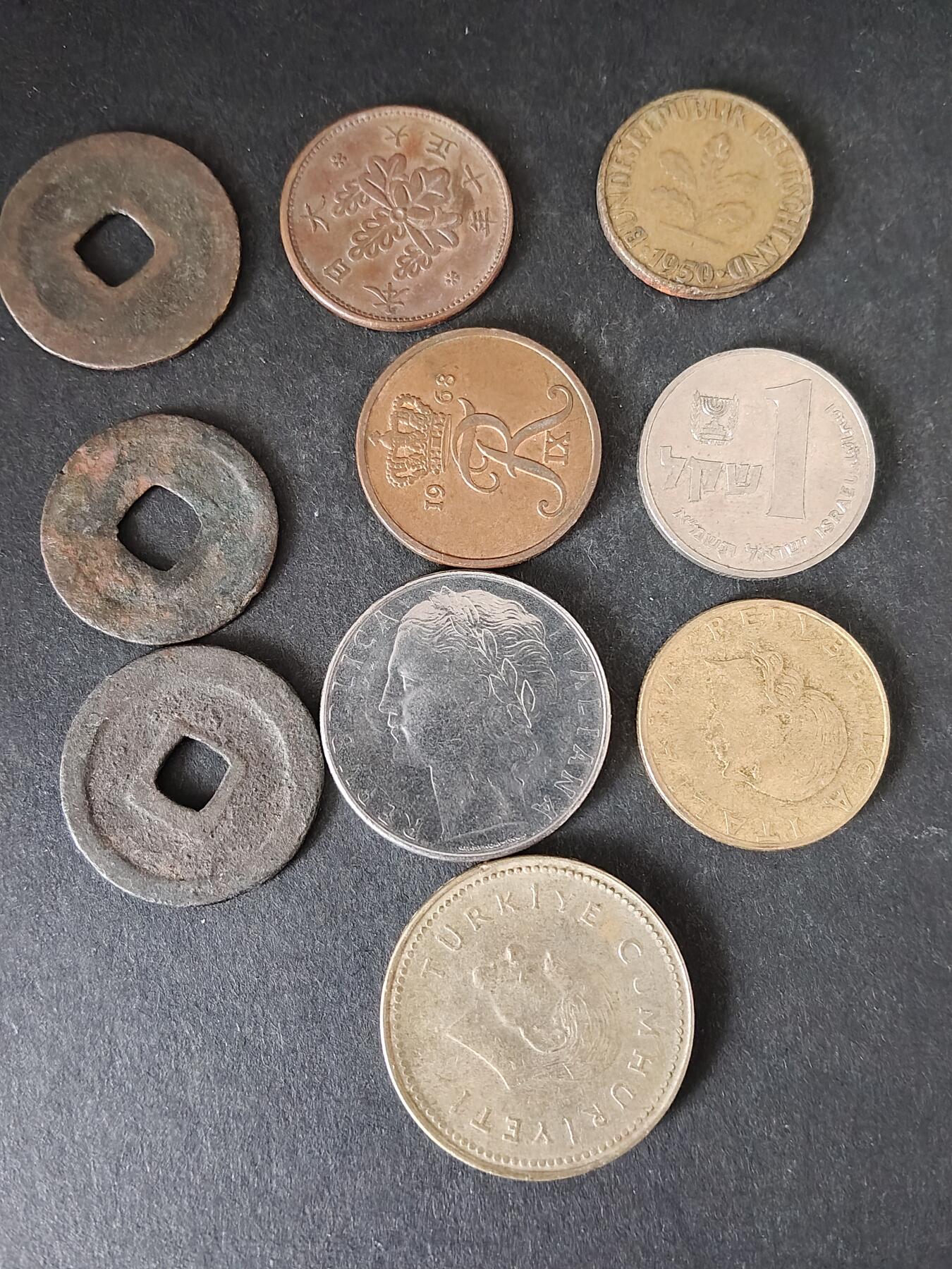 猩哥外币小铺➨【第225场】 硬币10个