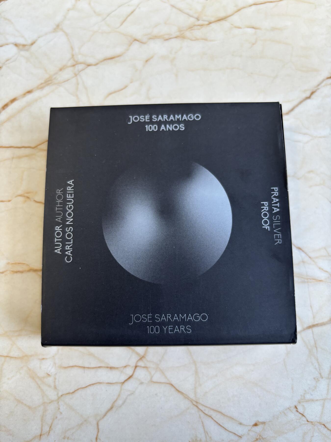 第195期拍卖 葡萄牙2022年何塞·萨拉马戈诞生百年精制纪念银币13.5克，925银，发行30000枚